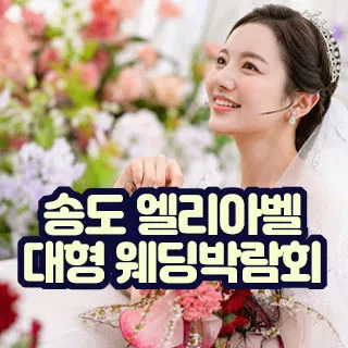 송도 엘리아벨 대형 웨딩박람회 포스터 이미지
